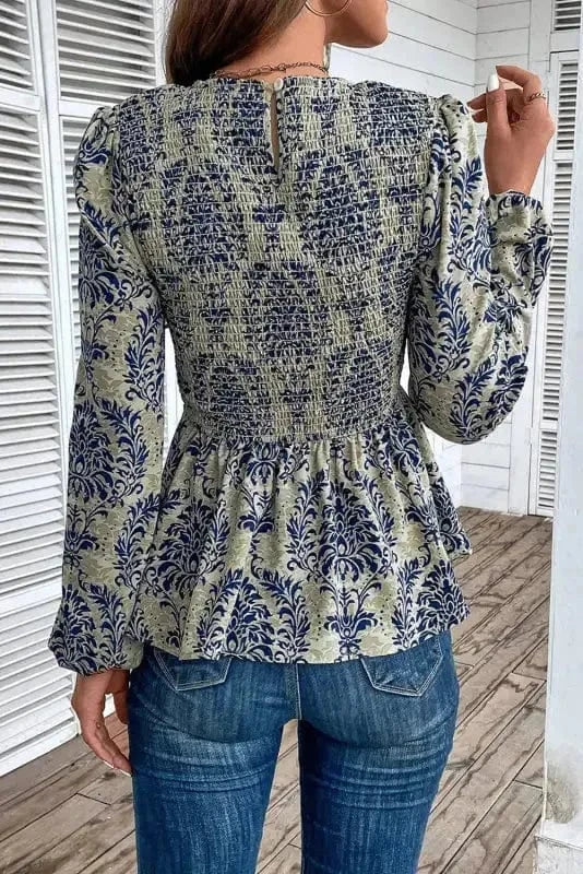 Free Spirit Peplum Blouse