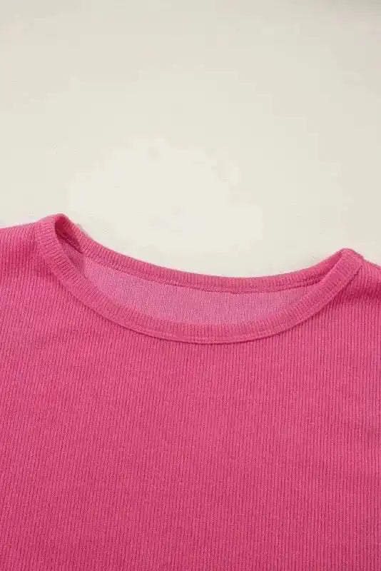 Garden Glam Ribbed Top