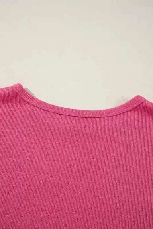 Garden Glam Ribbed Top