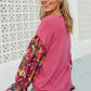 Garden Glam Ribbed Top