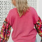 Garden Glam Ribbed Top