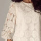 Jacquard Bloom Blouse