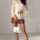 Jacquard Bloom Blouse