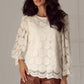 Jacquard Bloom Blouse