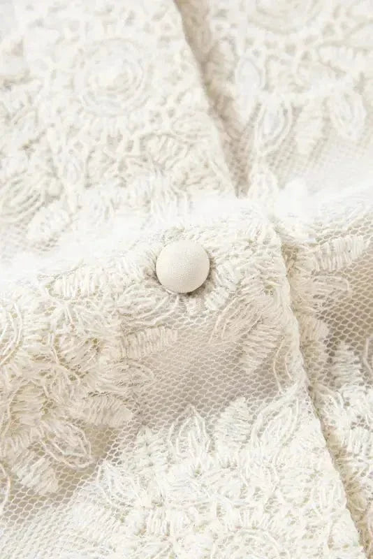 Jacquard Bloom Blouse