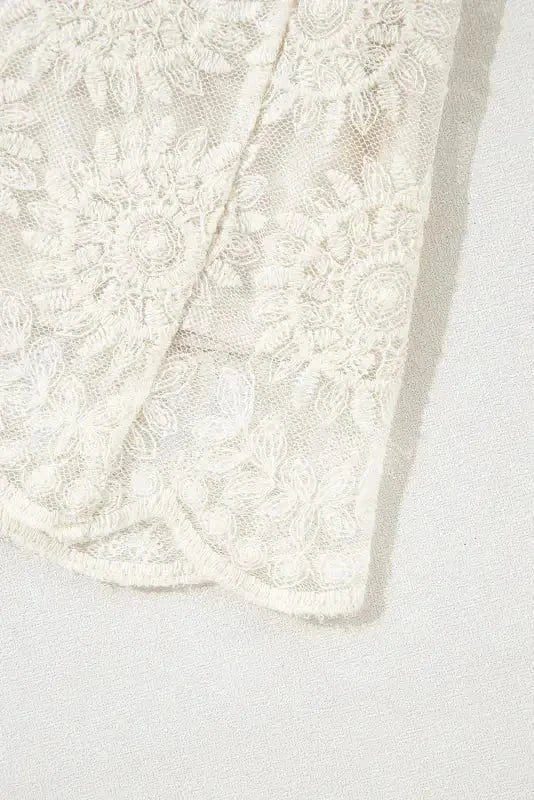 Jacquard Bloom Blouse