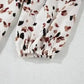 Leopard Luxe Pleated Blouse