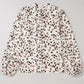 Leopard Luxe Pleated Blouse