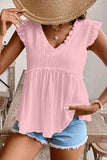 Blush Breeze Flowy Top
