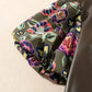 Lucky Bloom Leatherette Blouse