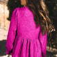 Metallic Frilled Babydoll Blouse