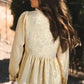 Metallic Velvet Babydoll Blouse