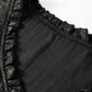 Metallic Velvet Babydoll Blouse