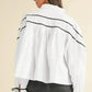 Monochrome Elegance Bowtie Blouse