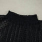 Noir Dot Lace Illusion Blouse