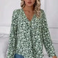 Polka Charm V-Neck Blouse