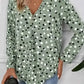 Polka Charm V-Neck Blouse