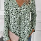 Polka Charm V-Neck Blouse