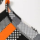 Polka Dot Blouse - Black & Orange