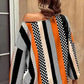 Polka Dot Blouse - Black & Orange