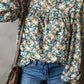 Puff Sleeve Petals Blouse