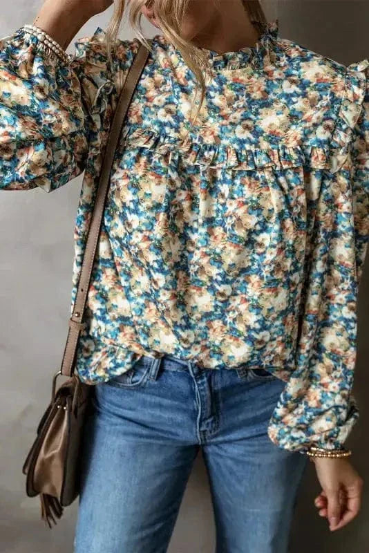 Puff Sleeve Petals Blouse