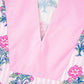 Rose Floral Peplum Blouse