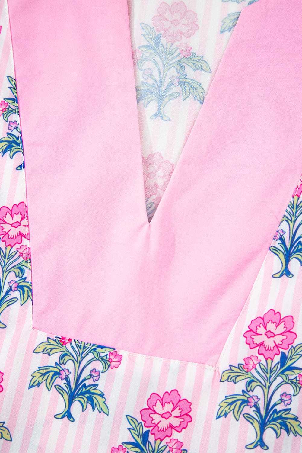 Rose Floral Peplum Blouse