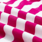 Rose Red Striped Blouse