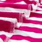 Rose Red Striped Blouse
