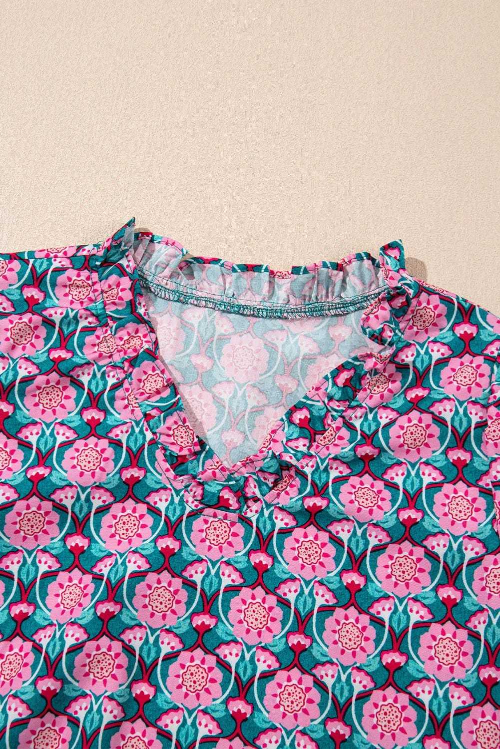 RuffleBloom Elegance Top