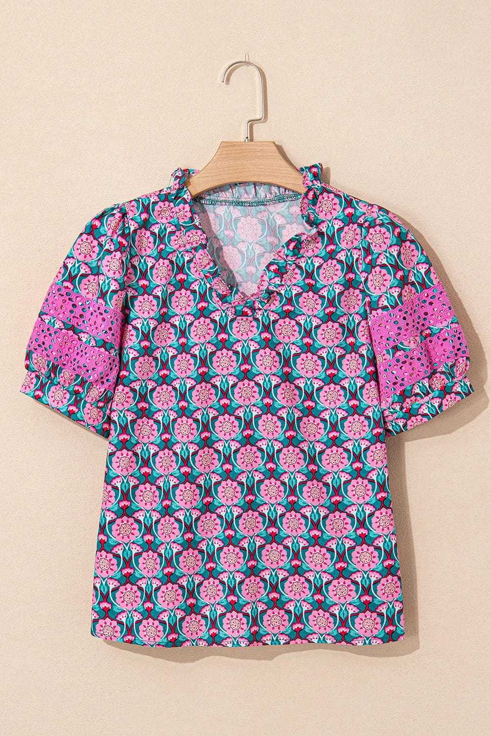 RuffleBloom Elegance Top