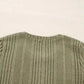 Sleek Silhouette Ribbed Blouse