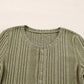 Sleek Silhouette Ribbed Blouse