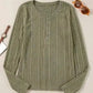 Sleek Silhouette Ribbed Blouse