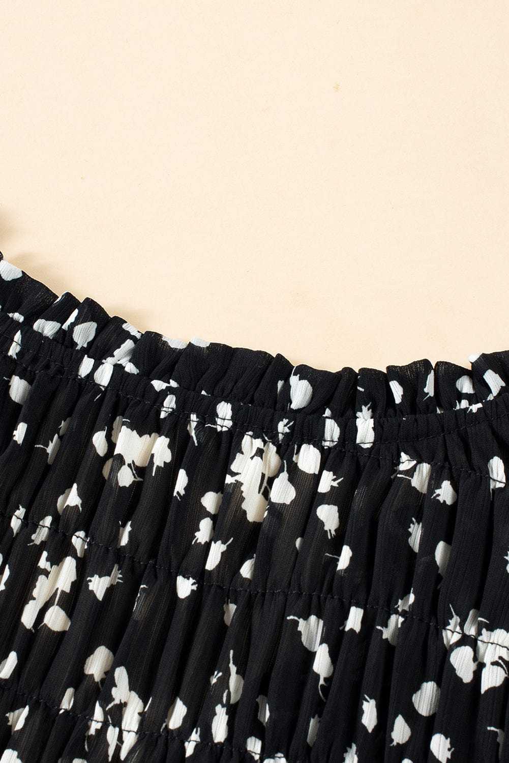 Split Neck Crinkled Blouse