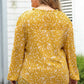 Split Neck Crinkled Blouse