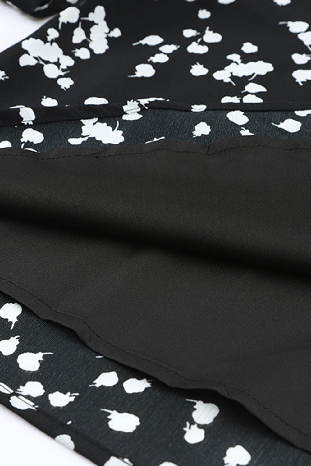 Split Neck Crinkled Blouse