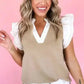 Urban Vibe Knit Top - Ruffled Textured