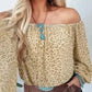 Velvet Vixen Leopard Blouse