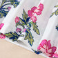 White Floral Summer Blouse