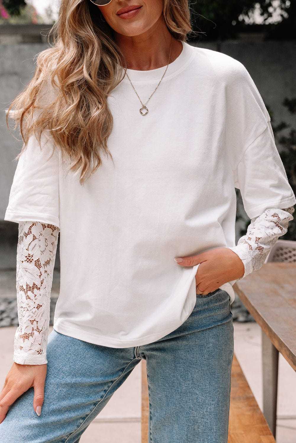 Romantic Lace Long Sleeve Top
