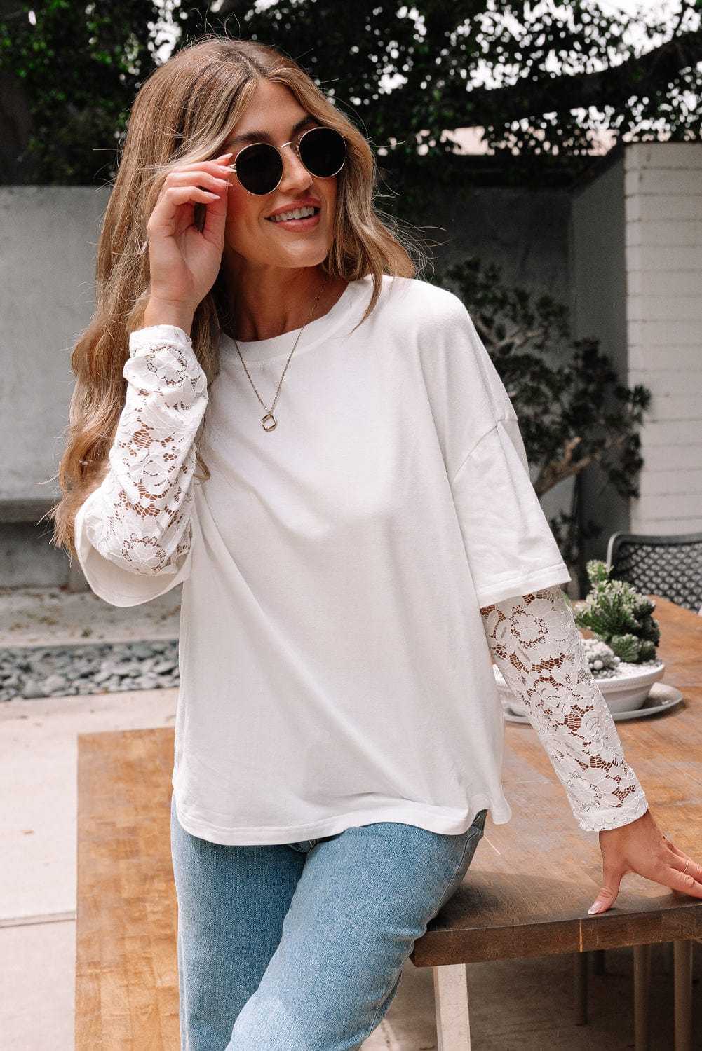 Romantic Lace Long Sleeve Top