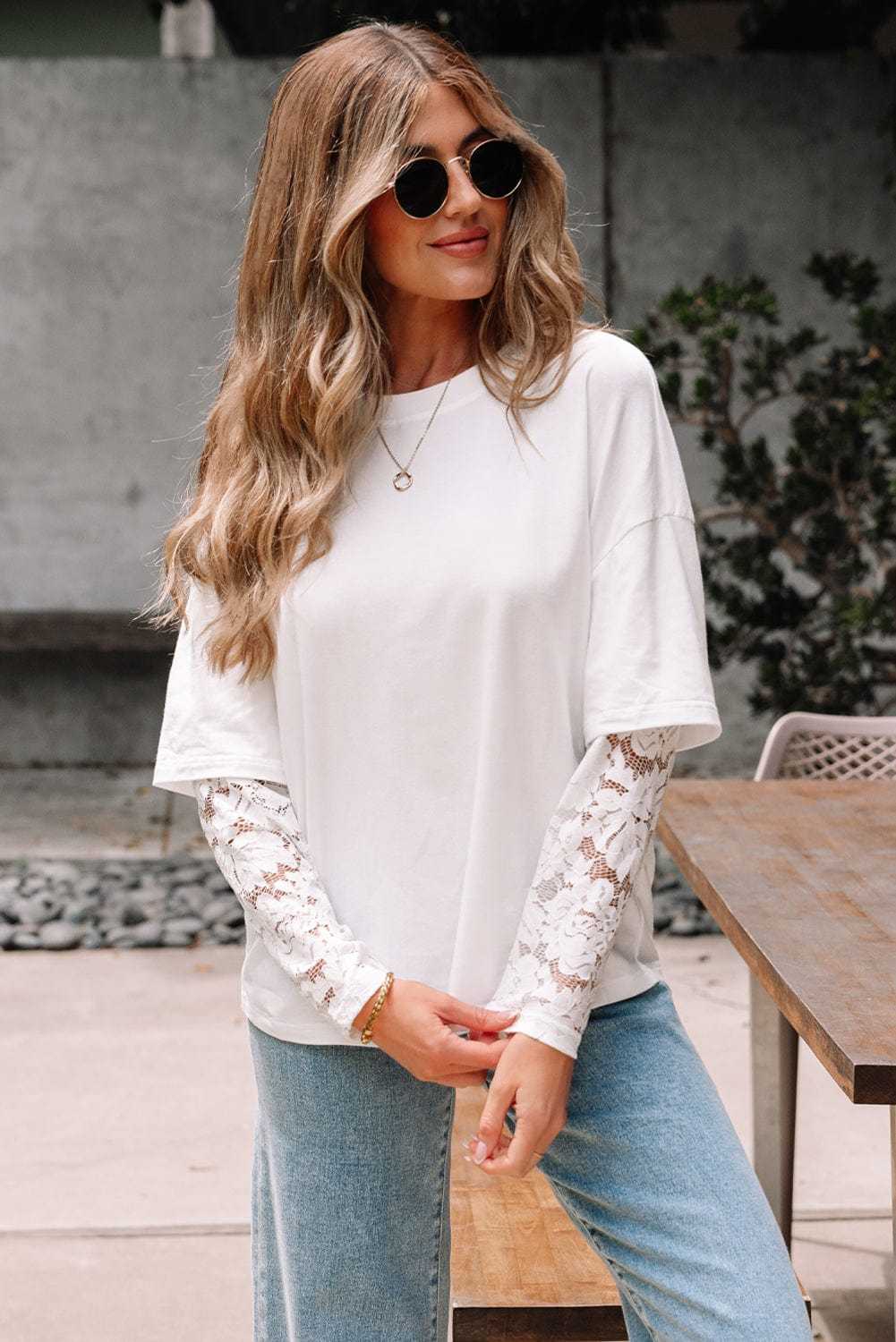 Romantic Lace Long Sleeve Top