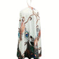 ST22079 Women's Summer Off-Shoulder Halter Tie Loose Printed Dress