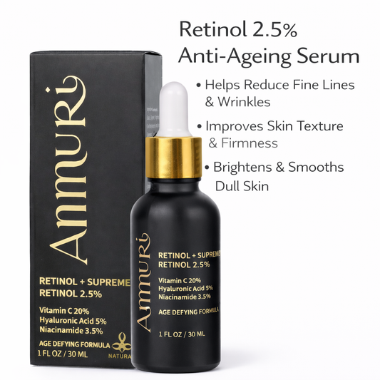 Ammuri 2.5% Retinol Supreme Serum - Gentle Anti-Aging Treatment 30ml