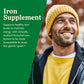 Floradix Iron + Herbs – Vegan Liquid Iron for Energy Support (120 Phyto-Caps)