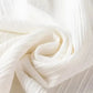 Frilled Mock Neck Ripple Bubble Sleeve Blouse