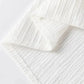 Frilled Mock Neck Ripple Bubble Sleeve Blouse