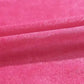 Frilled Neck Smocked Bodice Velvet Dress